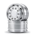 thumbnail image 2 of Baohd Easy To Replace And Install Wheel Hub For 1/14 RC Truck Rear Wheel Rim Car Durable Long Service Life Silver, 2 of 6