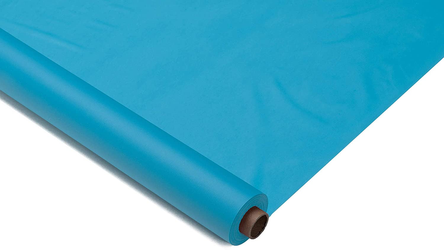 Exquisite 100 ft. x 40 in. Turquoise Plastic Tablecloth Rolls