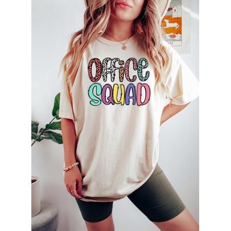 Office Squad Administrative Assistant Coworker School Office Crew Shirt