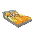 thumbnail image 2 of Ambesonne Colorful Fitted Sheet & Pillow Sham Set, Misty Backdrop, Full, Multicolor, 2 of 2