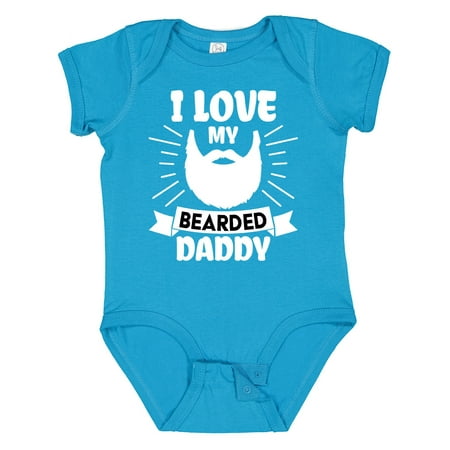 

Inktastic I Love My Bearded Daddy for Fathers Day Gift Baby Boy or Baby Girl Bodysuit