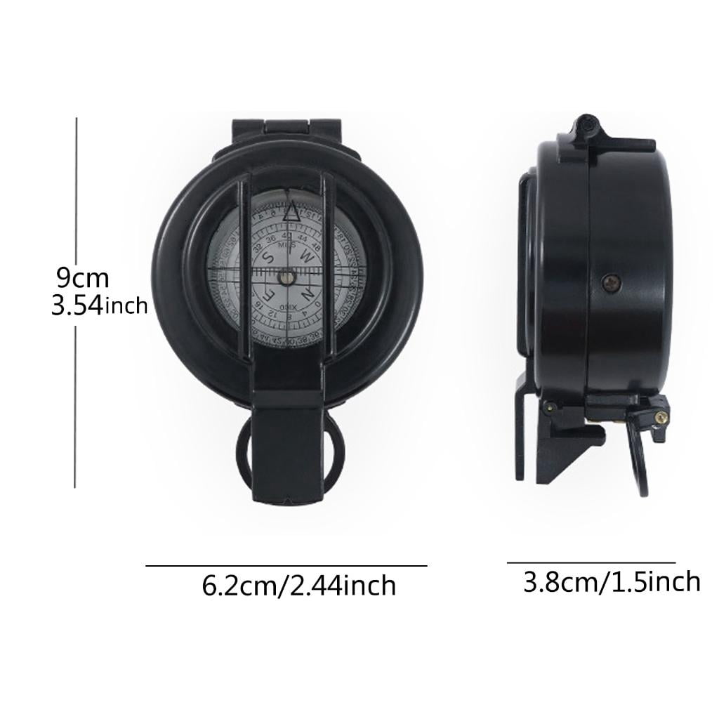 Vintage Pocket Compasses with Luminous Function Portable Compasses Navigation