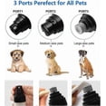 thumbnail image 5 of Heusom Silent Groom Pro Nail Grinder for Dogs, Rechargeable USB Electric Pet Nail Trimmer with 2 Grinding Heads, Pet Grooming Tool, 5 of 5