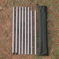 thumbnail image 1 of Postes de toldo de lona para refugio de playa, 2 uds./8 secciones, con bolsa de almacenamiento, ajustable, 2,1 M, 1 of 7