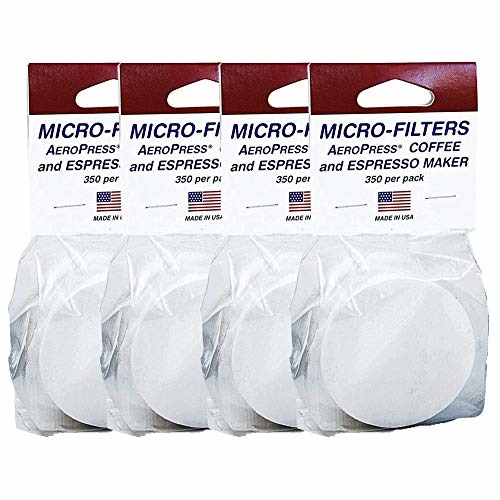 aeropress replacement filters, 4 pack microfilters for the aeropress