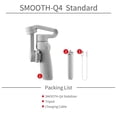 thumbnail image 2 of Estabilizador Irfora ZHIYUN SMOOTH-Q4 Estabilizador de cardán portátil de 3 ejes para teléfono inteligente Vlog Gimbal Varilla extensible incorporada de 215 mm con mini trípode Máx. La carga Irfora Estabilizador, 2 of 7