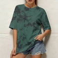 thumbnail image 2 of MAFYTYTPR Women's Tie Dye Print Round Neck 1/2 Sleeve Casual T-Shirts Spring Summer Tops for Everyday Wear S-XXL, 2 of 9