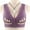 #32,Purple, variant on Aoochasliy Bras for Women Plus Size Bra,Casual Front Button Shaping Cup Shoulder Strap Underwire Bra Plus Size Extra-Elastic Wirefree