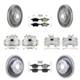thumbnail image 1 of Transit Auto Front Rear Disc Brake Caliper Coated Rotors and Semi-Metallic Pads Kit (10Pc) for Car 2013 Ford Escape FWD with 1.6L KCG-102344N, 1 of 2