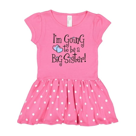 

Inktastic Heart New Big Sister Gift Toddler Girl Dress