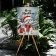thumbnail image 4 of Merry Christmas Maltese Enjoys Woofmas Winter Xmas Holiday Vertical Matte Canvas Poster Maltese Dog Lover Gifts Idea Wall Art Home Decor - 02022, 4 of 5