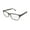 horn, variant on NEW VERA WANG LUXE JACQUETTE WOMENS/LADIES RECTANGULAR FULL-RIM BLACK FRAME DEMO LENSES 52-16-135 FLEXIBLE HINGES EYEGLASSES/EYEGLASS FRAME