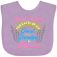 thumbnail image 3 of Inktastic Great Granddaughter Great Grandpa Girls Baby Bib, 3 of 4