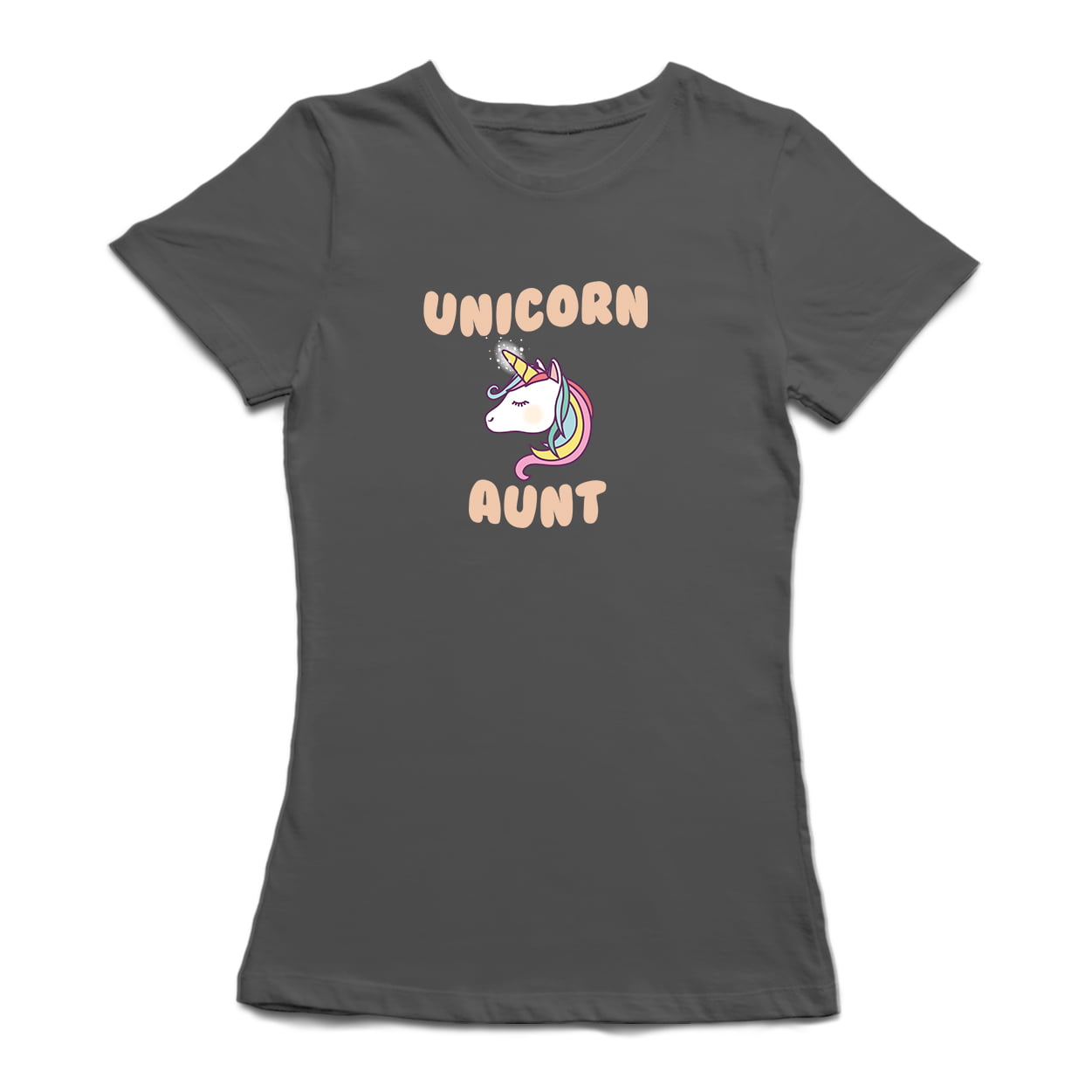 Rainbow Unicorn Cute And Sassy Ladies' short sleeve t-shirt