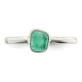 thumbnail image 3 of Primal Silver Sterling Silver Teal Sea Glass Ring, 3 of 6