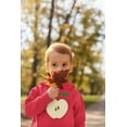 thumbnail image 3 of Old Glory Toddler Halloween Apple Slice Costume Long Sleeve Hoodie, 3 of 6