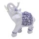 thumbnail image 1 of Estatua De Elefante Decorativa Eventura De Elefante Decoración Del Hogar, Figura De Resina De Porcelana Azul Y Blanca Para, 1 of 7