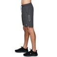thumbnail image 3 of RBX Active Men's Zip Pocket Woven Basketball Gym Shorts, 3 of 5