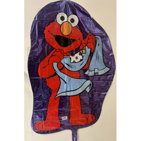 ELMO with BLANKET SESAME Street Balloon  Large Shape Foil Mylar Balloon  Party Supplies Decorations Foil Mylar Balloon