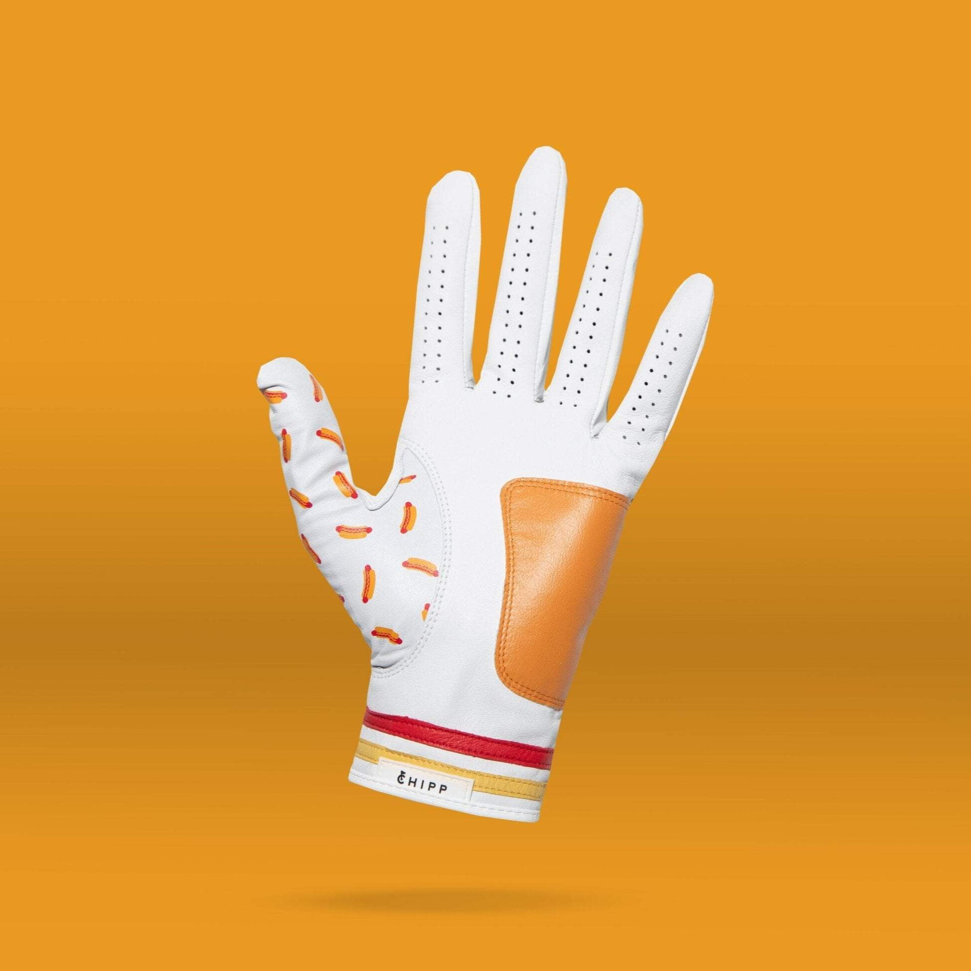 Hot Dog Glizzy Golf Glove | Premium Cabretta Leather & Supportive Palm Pad
