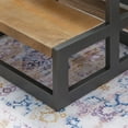 thumbnail image 4 of Powell Quinn 2-Tier Wood and Metal Bed Steps, Pewter, 4 of 11