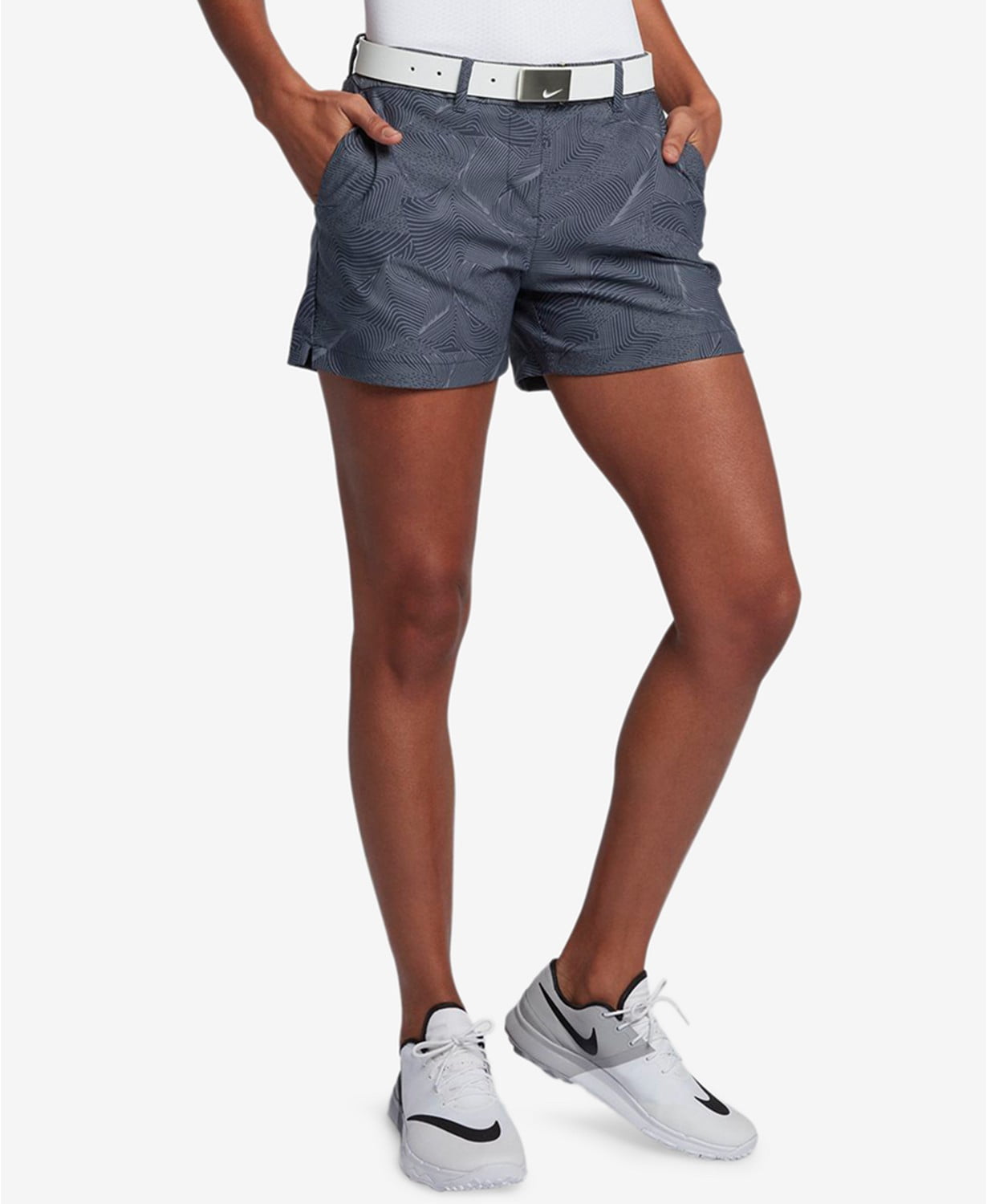 Nike Flex Printed Golf Shorts Black 6 