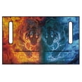 thumbnail image 2 of XYZCANDO Fire & Ice Tiger Graphic Design Golf Cart Seat Covers Front Pockets, Fit for Club Car Golfcart Sports Suitable for 2 Person Seats Golf Carts Yamaha, 2 of 8