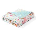 thumbnail image 5 of Lush Decor Unicorn Heart Kids Animal Print Polyester Reversible Throw, 60" x 50", White/Multi, Single, 5 of 5