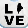 thumbnail image 4 of Inktastic Love Maine Boys or Girls Baby Bib, 4 of 4