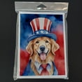 thumbnail image 3 of Golden Retriever Patriotic American Greeting Cards Pack of 8 7 in x 5 in, 3 of 3