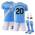 thumbnail image 1 of 2025/26 Manchester Home #20 Bernardo Soccer Jersey Kits, 1 of 3