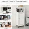 thumbnail image 2 of Freestanding Bathroom Floor Cabinet, Storage Cabinet White 4, 2 of 5