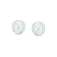 thumbnail image 2 of Bling Jewelry Womens Minimalist Drop Ball Earrings Opalescent Opal Beads - October Birthstone 6MM, 2 of 5