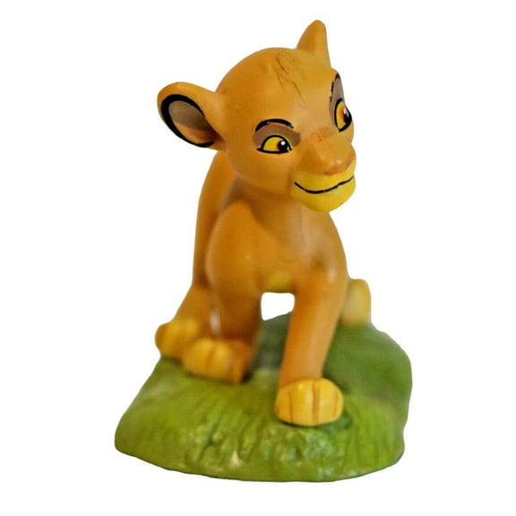Lion King 3" PVC Figurine Young Simba Cake Topper Figure Authentic Rare New Gift