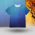 thumbnail image 6 of Halloween Blue Ice Dragon Scales Costume All Over Youth T Shirt, 6 of 7