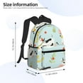 thumbnail image 4 of Daiia Cute Cows School Backpack for Men Women, Unisex Large Waterproof Bookbag Schoolbag Casual Daypack for High School/College/Teens/Travel/Work Black, 4 of 8