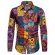 thumbnail image 1 of Camisas para hombre Camisas de moda para hombre Camisas hawaianas de manga larga Blusas de playa con flores Ropa para hombre Camisas para hombre Blusas Voion para hombre, 1 of 6