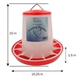 thumbnail image 2 of Little Family Members Large Chicken Feeder 5-Pound Capacity For All Poultry, 2 of 8