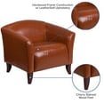 thumbnail image 2 of HERCULES Imperial Series White Leather Chair, 2 of 9