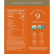 Truvani Vegan Plant Based Pea Protein Powder | Organic | Pumpkin Spice | 20 Servings | Gluten & Dairy Free