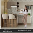 thumbnail image 4 of Isla de Cocina con Encimera y Mostrador Madesa Ágata 120cm Marrón/Crema, 4 of 11