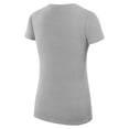 thumbnail image 3 of Women's G-III 4Her by Carl Banks Heather Gray Calgary Flames Super-Slim Fit Lightweight Team Logo Graphic V-Neck T-Shirt, 3 of 3