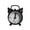 Black, variant on BallsFHK Creative Cute Metal Small Alarm Clock Electronic Small Alarm Clock