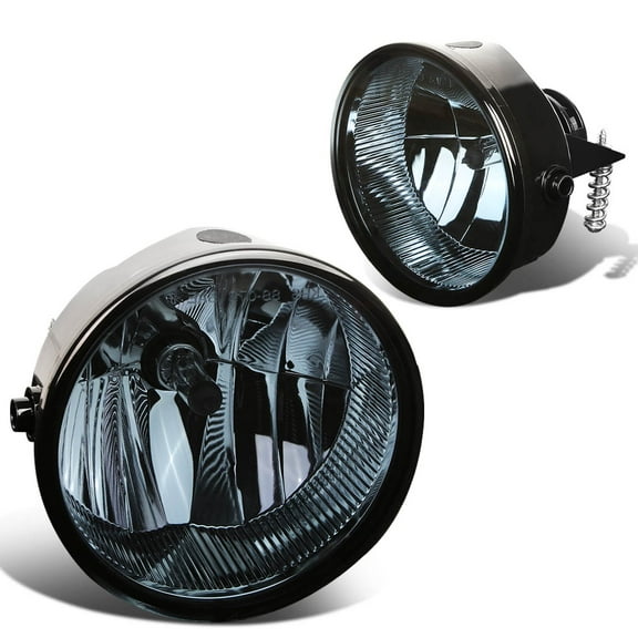 DNA Motoring FL-NS055-SM For 2011 to 2014 Ford F1-50 Lincoln Mark LT Pair Front Bumper Driving Fog Light Lamps Smoked Lens 12 13