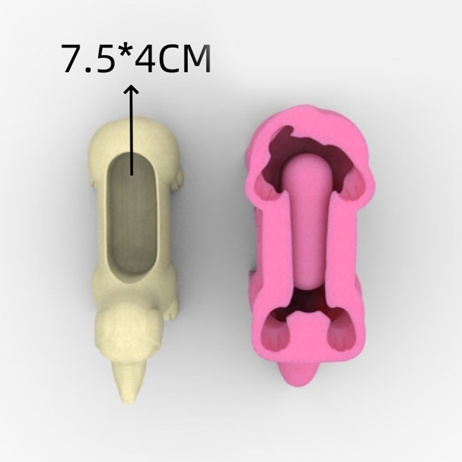 Planter Moulds Vase Molds Dachshund Dog Shape Flowerpot Molds Epoxy Resin Mold Pen Storage Holder Molds