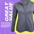 thumbnail image 6 of M&M SCRUBS Women's Ultra Soft Front Zip Warm-Up Scrub Jacket 5200 (Charcoal, X-Large), 6 of 6