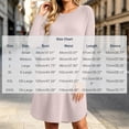 thumbnail image 3 of Vmberlty Women's Fall Winter Dresses Solid Color Ribbed Long Sleeve Midi Dresses Casual Outfits for Home and Party Occasions, 3 of 7