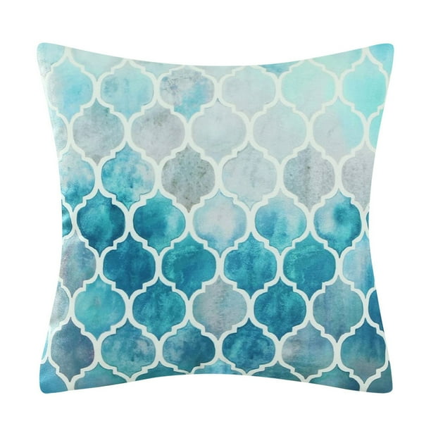 Virmaxy Discount Soft Plush Square Throw Pillow Cases Home Decor Sofa Waist Cushion Cover