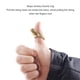 thumbnail image 3 of Anillo de Latón para Pulgar de Tiro con Arco Diseño Ergonómico Protector de Dedo Flexible Elástico Cómodo de Usar con Cuerda Antipérdida para Caza de Tiro con Arco Al Aire ANGGREK  Otros, 3 of 8