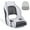 401-White/Charcoal, variant on NORTHCAPTAIN Premium Sport White Flip Up Boat Seat Captain Bucket Seat